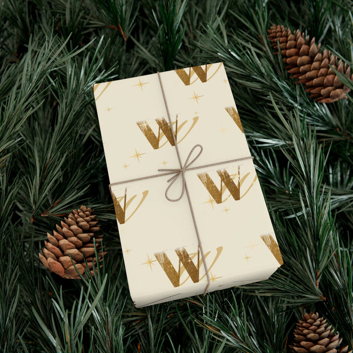 Wellness Warren Gift Wrap Gold Paper