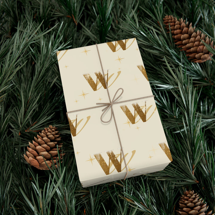 Wellness Warren Gift Wrap Gold Paper