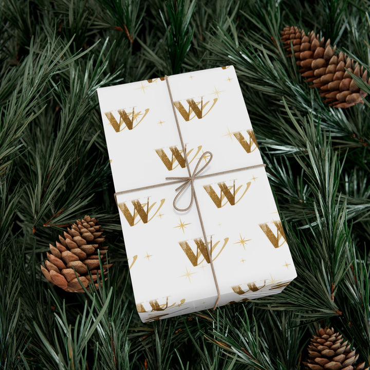 Wellness Warren Gift Wrap White Sparkle Paper